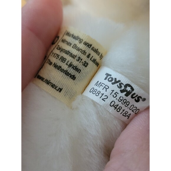 Vintage WWF Toys R Us  Sitting Siberian Tiger Cub Plush Stuffed Animal 7" - Picture 7 of 8